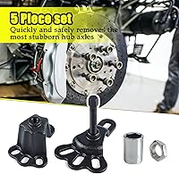 Vista 7 de Extractor universal de rodamientos de rueda delantera (máximo 4-5/8 pulgadas) y extractor de eje trasero (máximo 5-2/3 pulgadas), paquete de 2