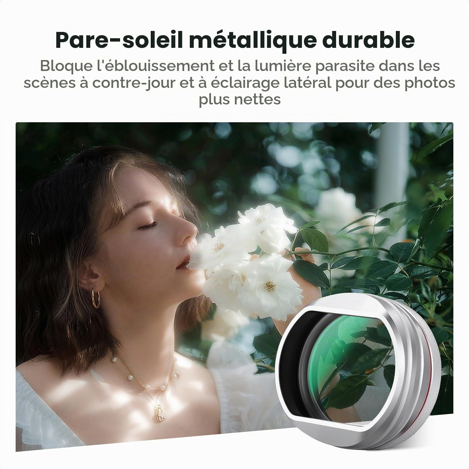 K&F CONCEPT Black-Mist Bouchon Pare-Soleil Compatible avec Fujifilm X100