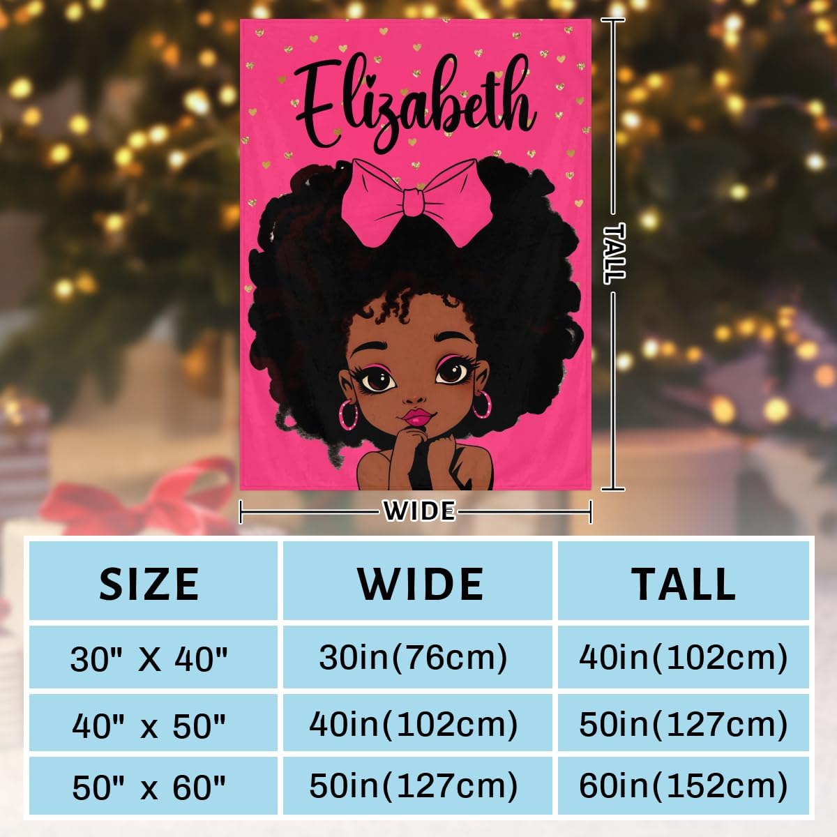 Personalized Baby Blankets for Girls Boys, Custom Baby Blanket Swaddle Toddler Fleece Blanket Personalized Gift Hot Pink Girl