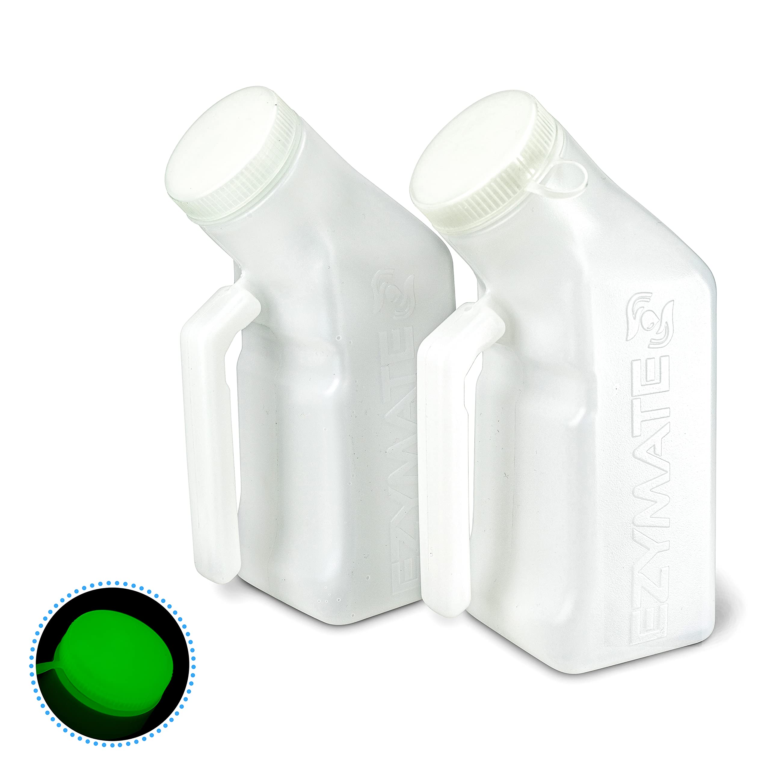 Buy EZYMATE (2 Pack) Portable Urinals for Men Spill Proof, Urine