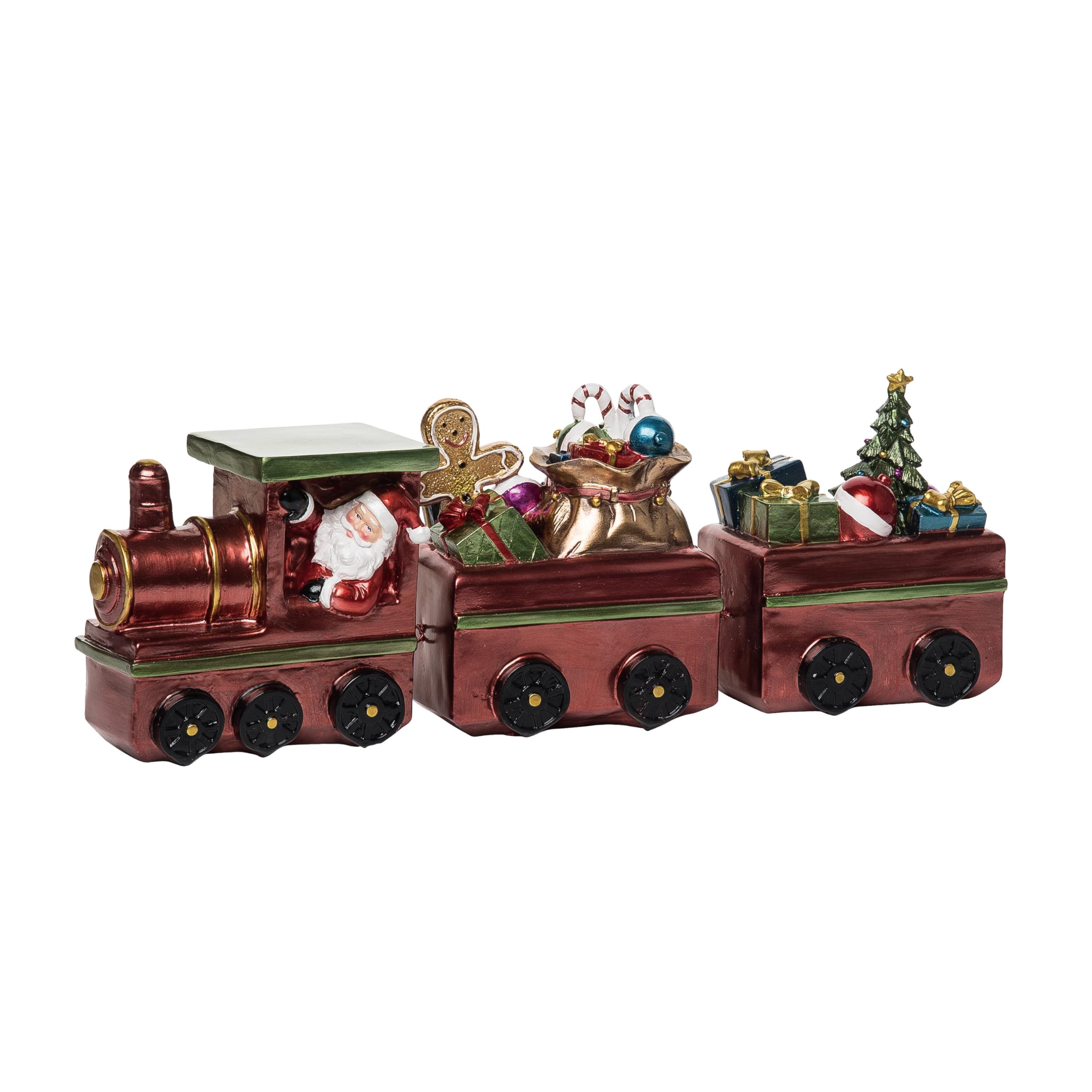 Train en résine Transpac figurine décorative pour orner votre maison