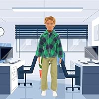 Vista 7 de Miunana Paquete de 10 piezas de moda para muñecas de niño de 12 pulgadas, 5 conjuntos de ropa casual con 5 zapatos para muñeca