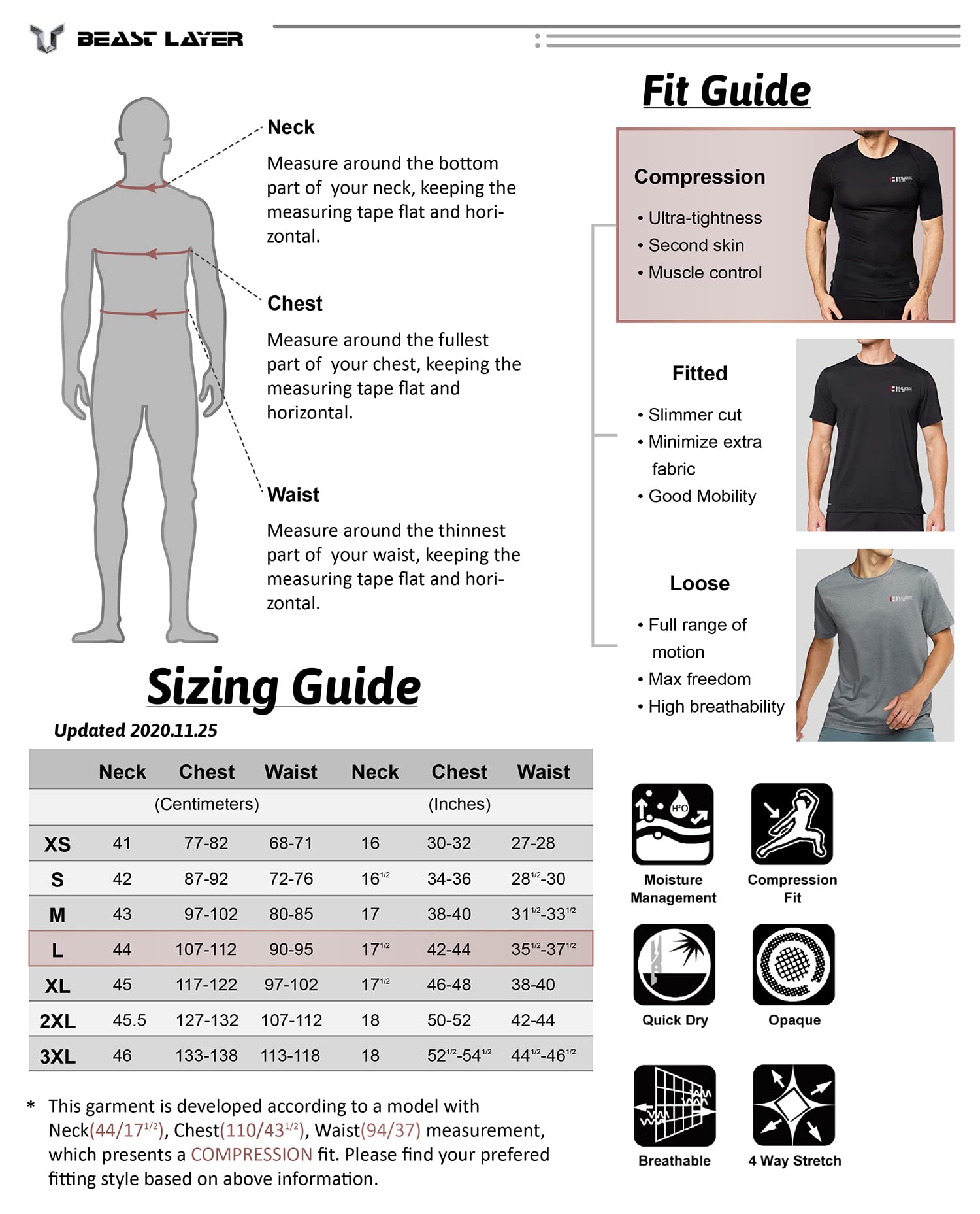 HUGE SPORTS Rashguard pour Homme