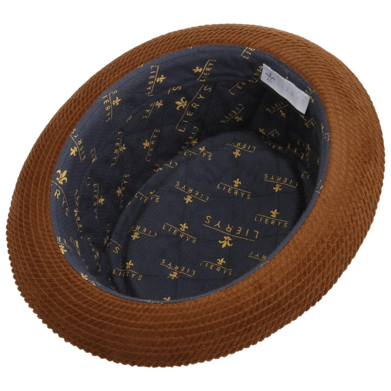 LIERYS Classic Pork Pie Cordhut Made in Italy Herren Sommer Winter