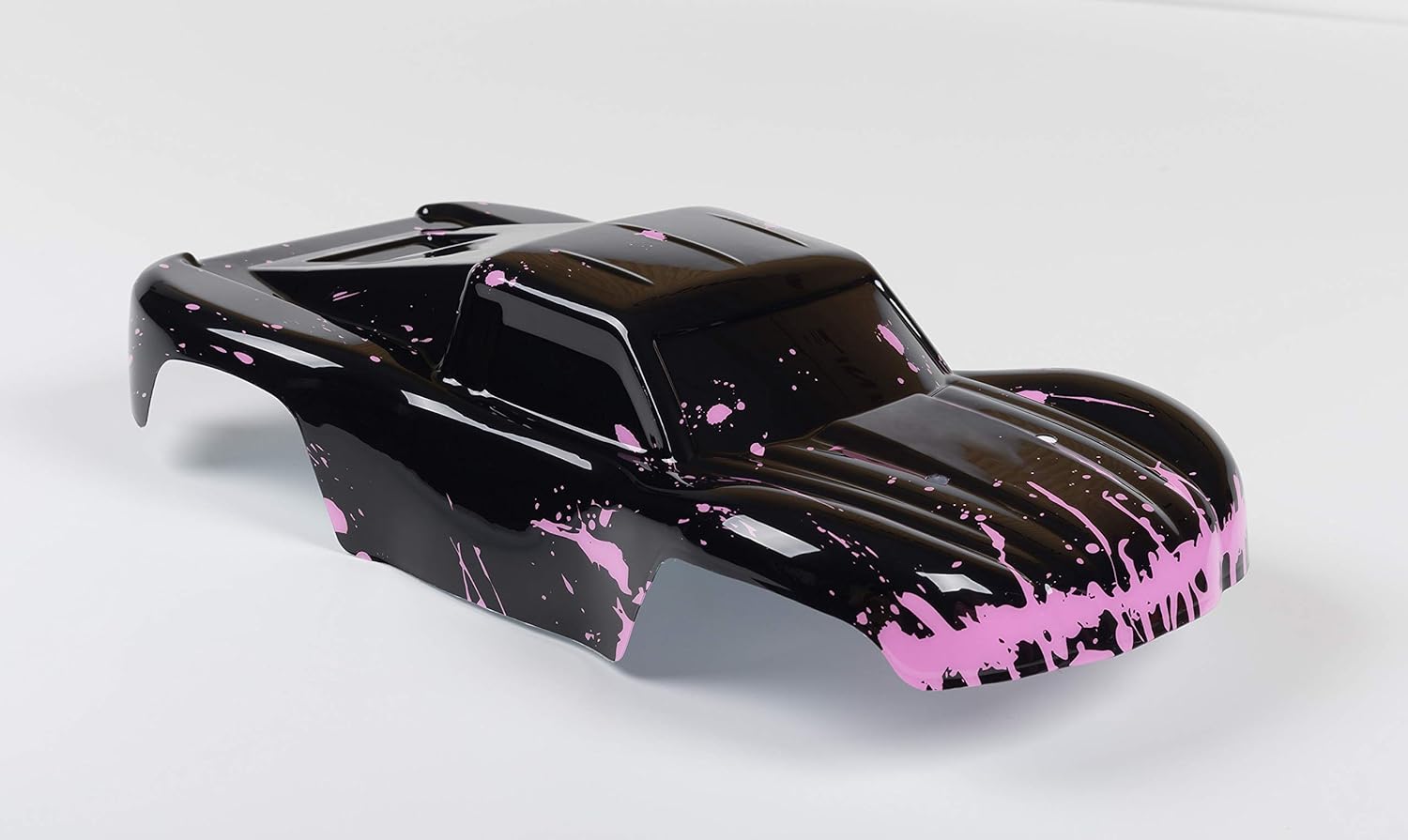 SummitLink Compatible Custom Body Muddy Pink Over Black Replacement for 1/16 Scale RC Car or Truck (Truck not Included) SSMN-BR-01