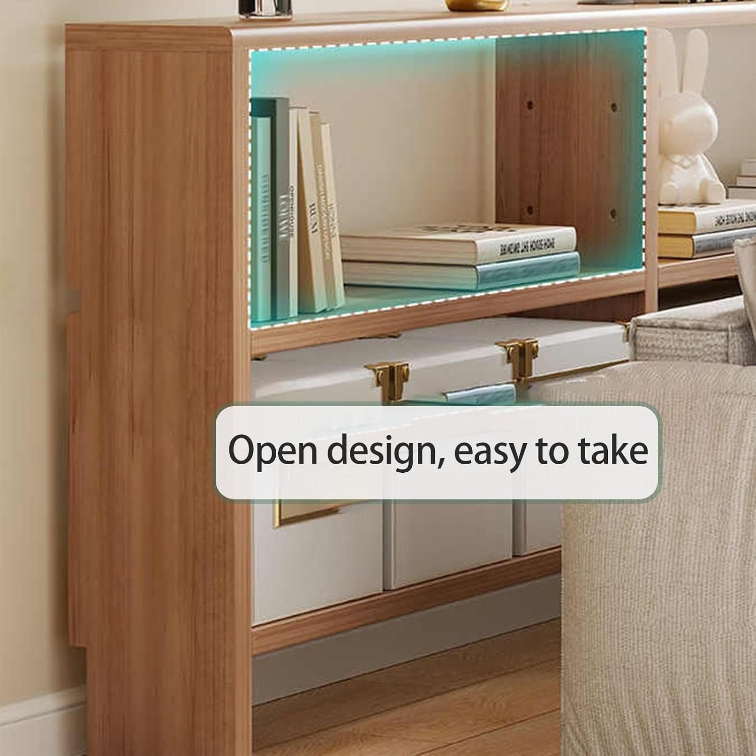 2 Tier Solid Wood Console Table,Narrow Entryway Table with Shelves,Behind Couch Table, Long Narrow Sofa Table with Storage Open Space for Living Room(100x15cm/39.3x5.9in)