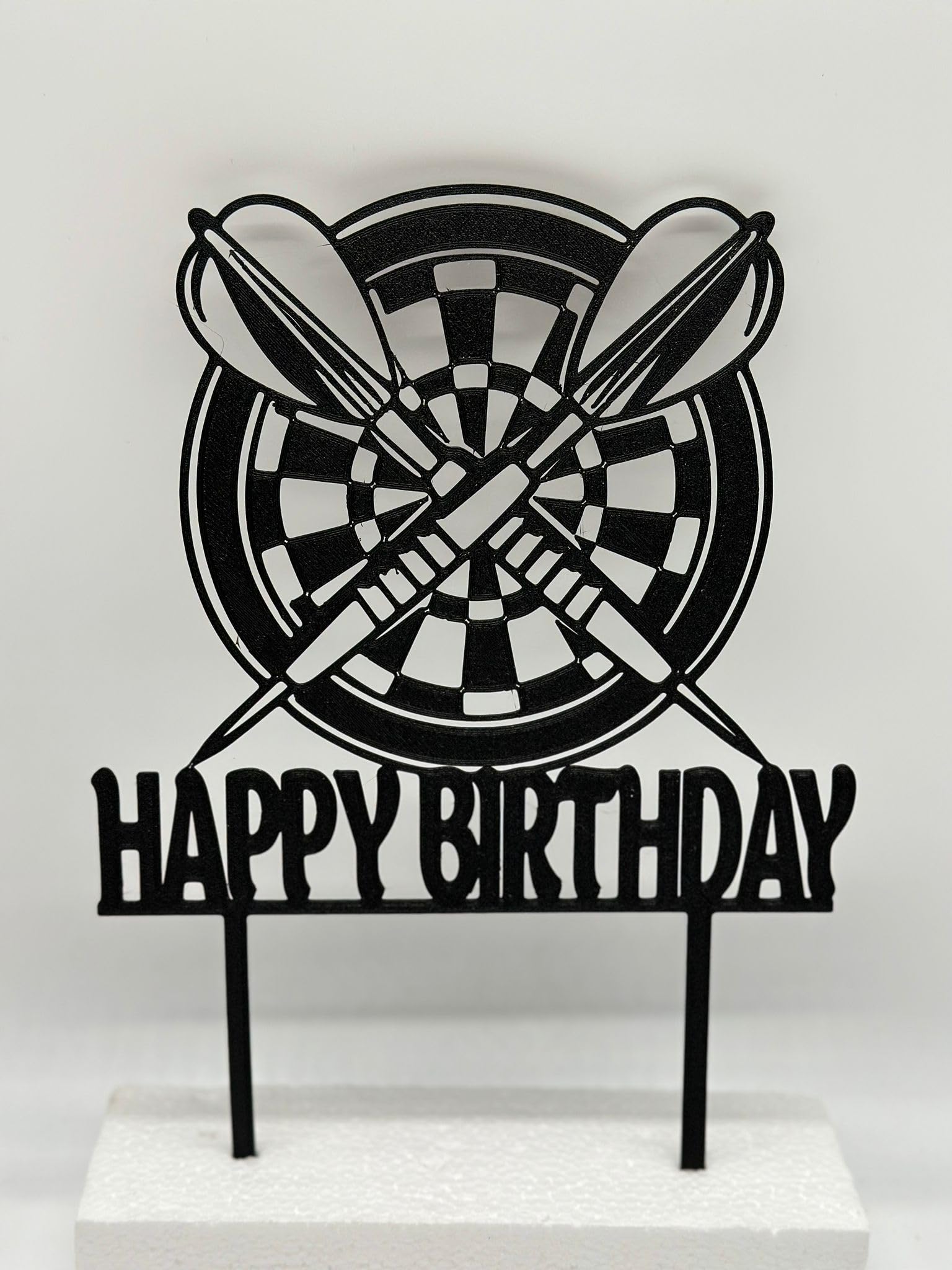 Dart, ryba wędkarz haczyk №5 Cake Topper urodziny tort wtyczka