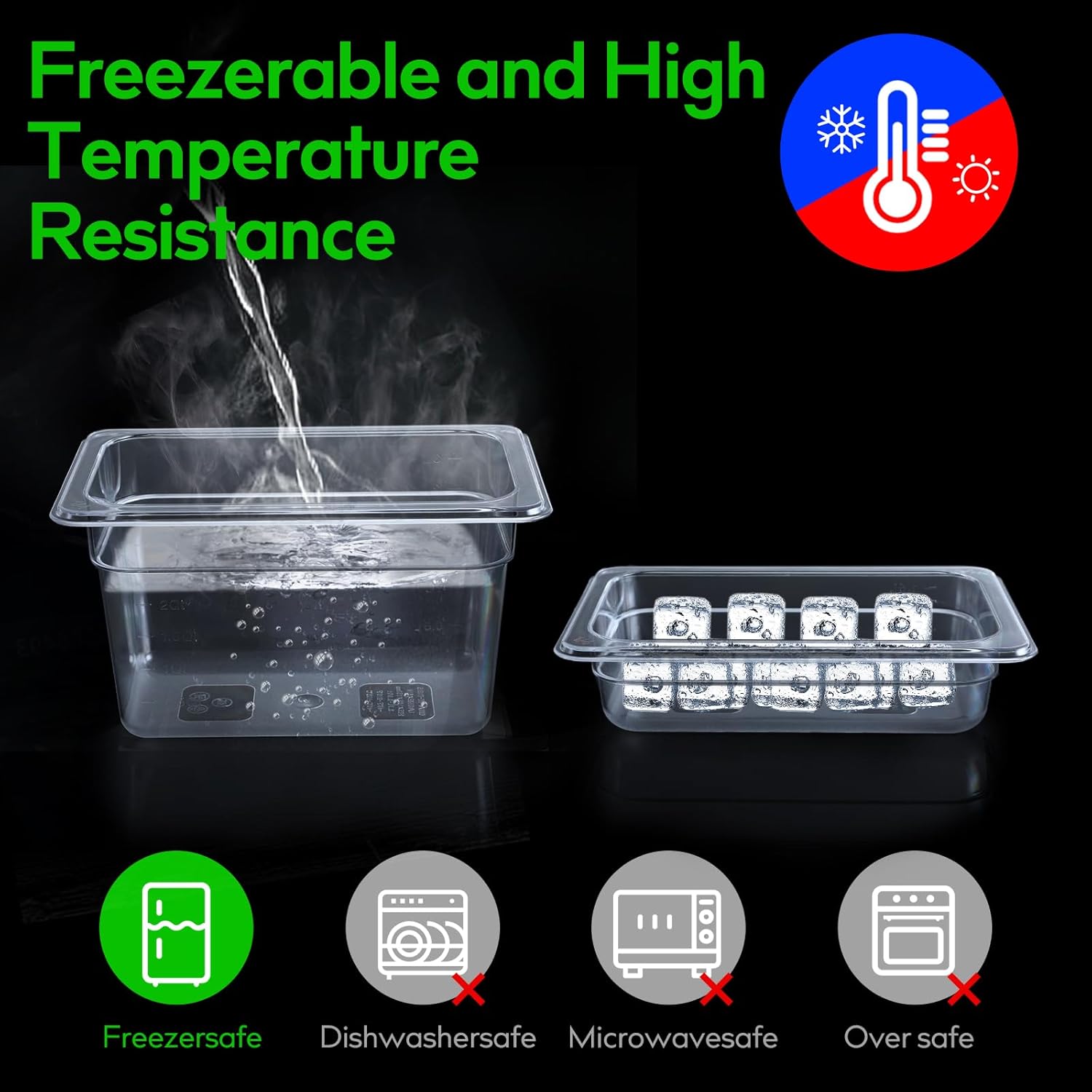 A freezer-safe food container.