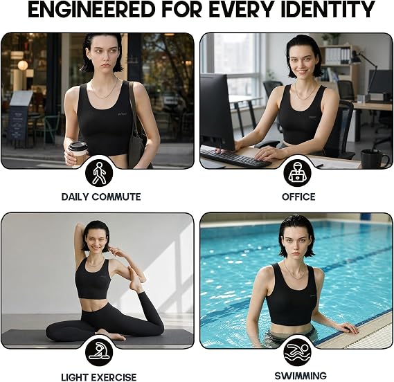 Chest Binder FTM,Moderate Compression Pullover Binder Bra for Women