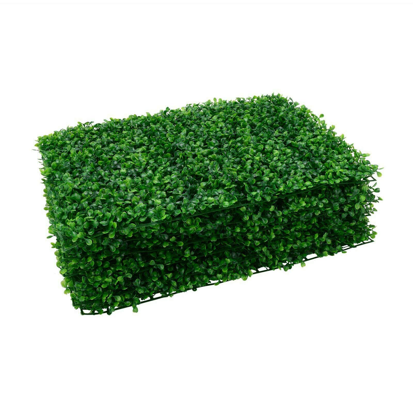 Trintion 48Pcs Artificial Leaves Hedge Panels 40x60cm Grass Plant Wall Panels Hedge Wall Panels Trellis Privacy Fence Ivy Leaf Screen Backdrop for Indoor Home Decoration Outdoor Garden Ornaments