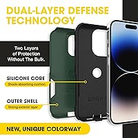 Vista 36 de OtterBox Funda para iPhone 14 Pro Max (solamente) de la serie Commuter - Negro, delgada y resistente, apta para bolsillo, con protección de puerto