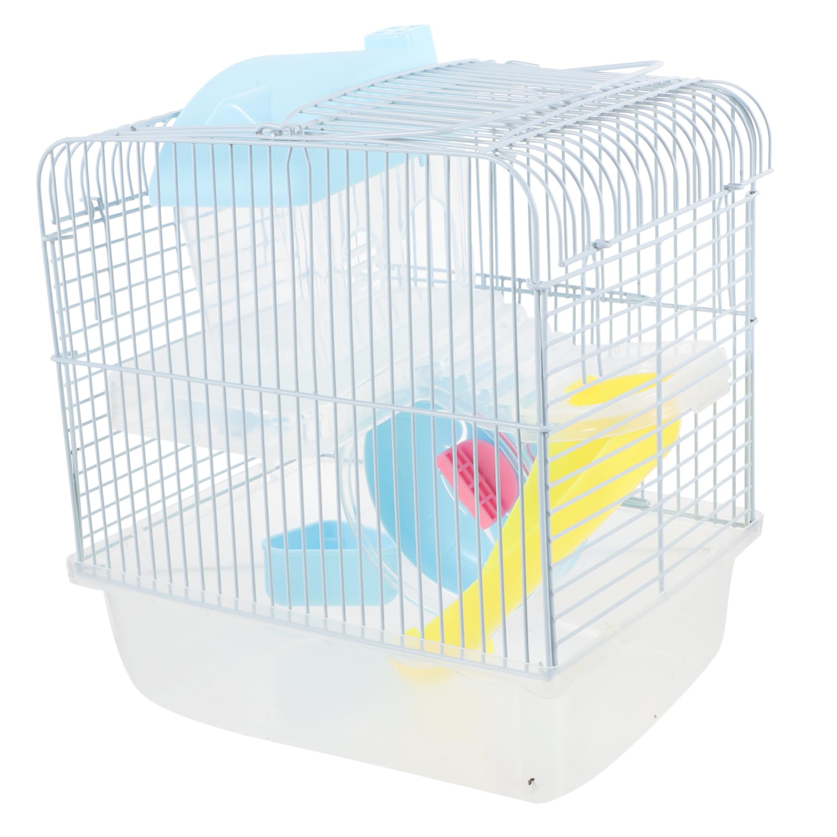 Angoily Jaula del Castillo De Hámster Jaula De Hamster Transparente Villa Erizo Escondite De Mascotas Hábitats De Hámster Acuario De Hámster Jaula De Loros Jaula Grande Cristal El Plastico