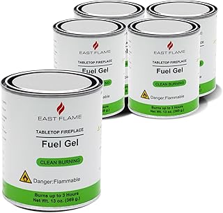 Bioethanol Gel Fuel Cans – Clean Burning Fuel for Making Smores, Chafing...