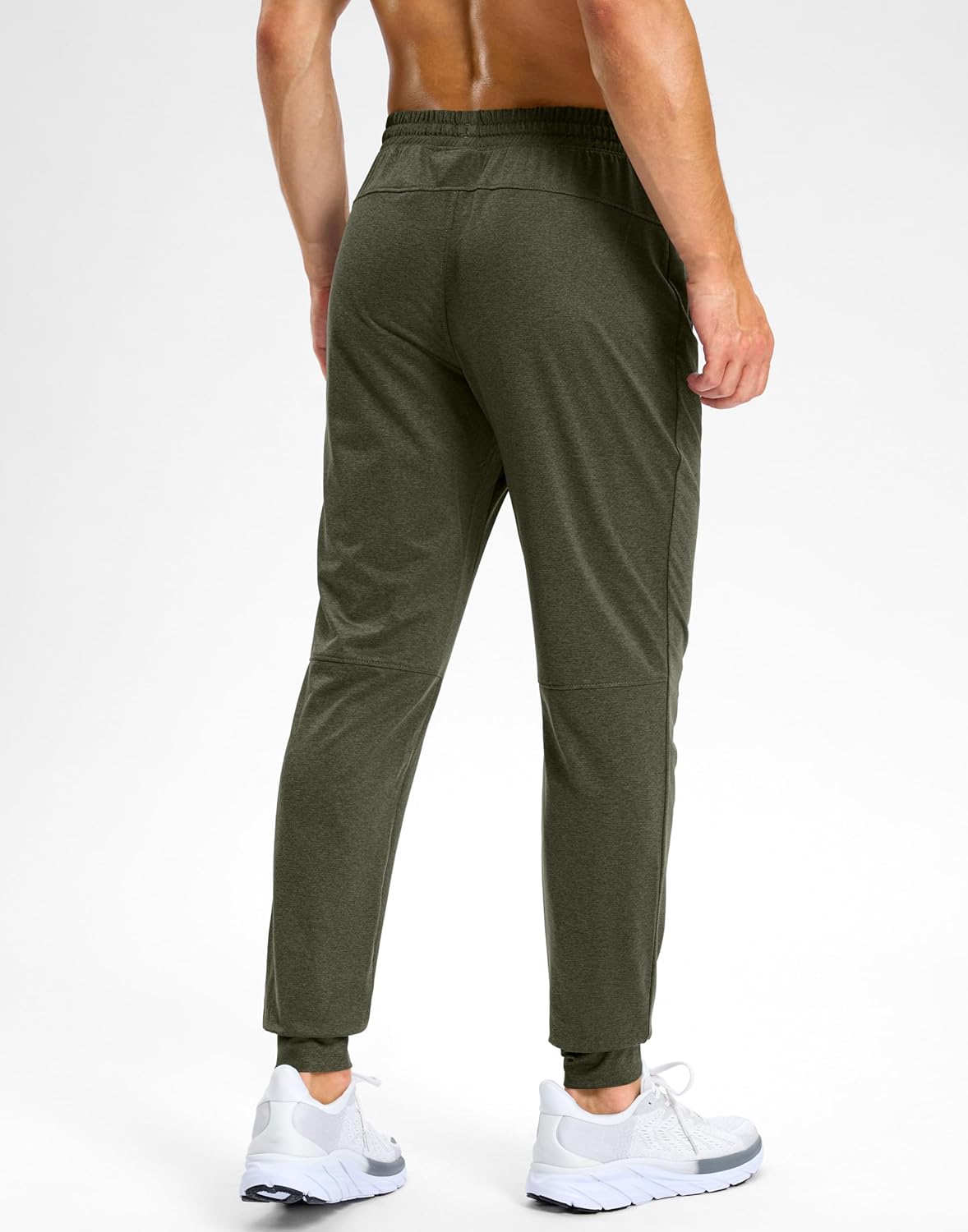 G Gradual Men's Sweatpants with Zipper Pockets Stretch Tapered Joggers Quick Dry Athletic Workout Gym Pants for Men - Image 3