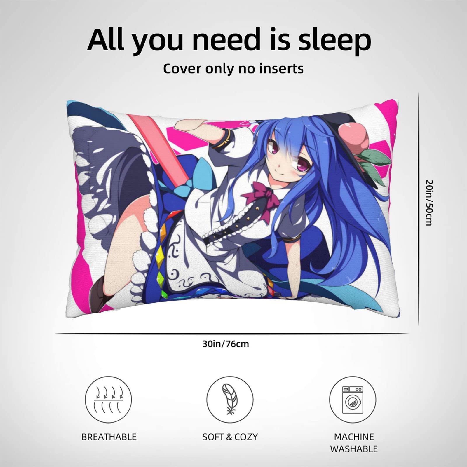 Amazon｜東方project 比那名居天子 (2) 抱き枕カバー クッションカバー 