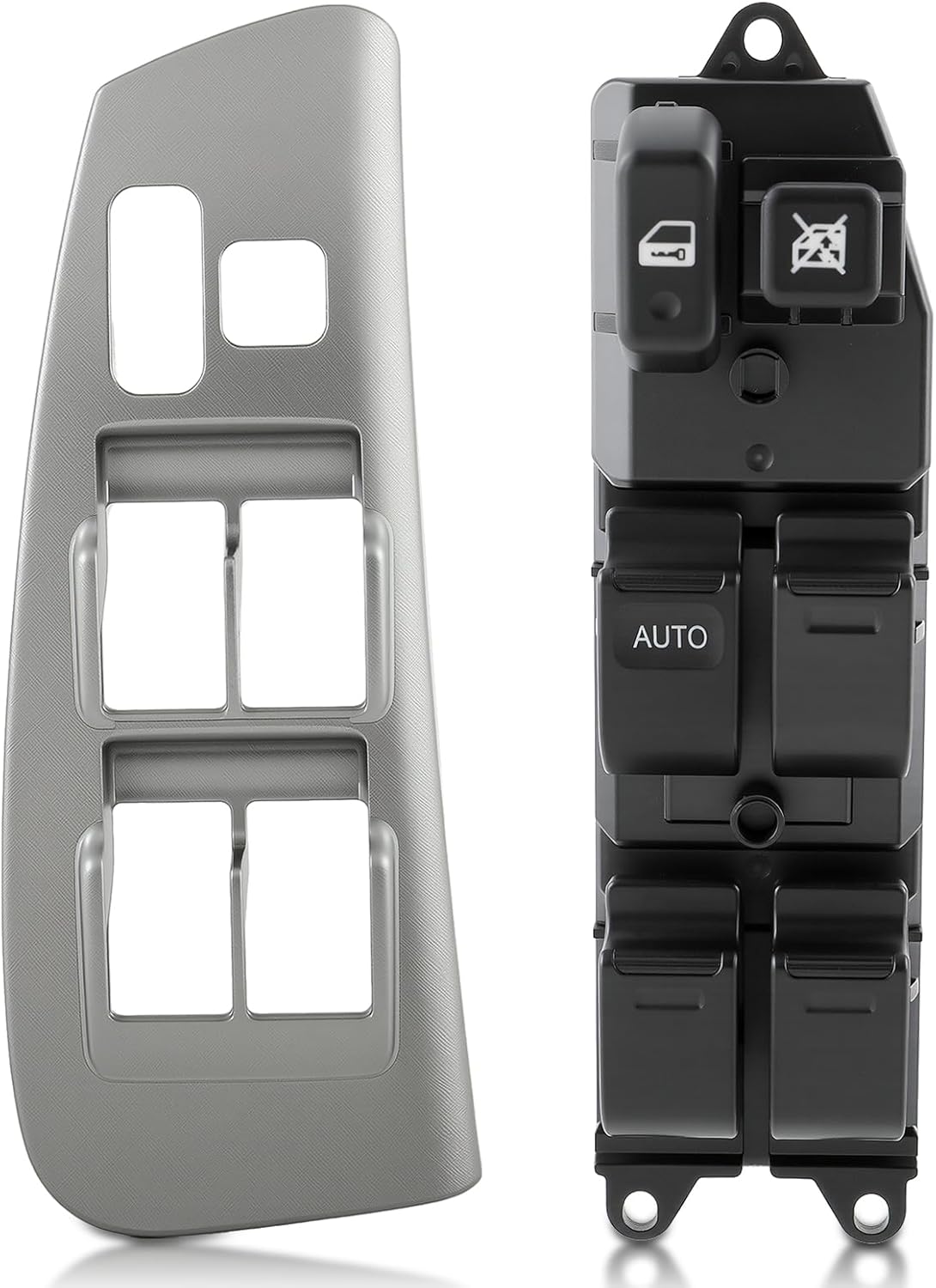 Window Switch Control + Bezel Set for Toyota Camry 2002-2006 Corolla Matrix 2003-2008 Sienna 2004-2009 Tacoma 2005-2007 Scion 2004-2006 for Pontiac Vibe 2003-2008# 8482012491 7423201030