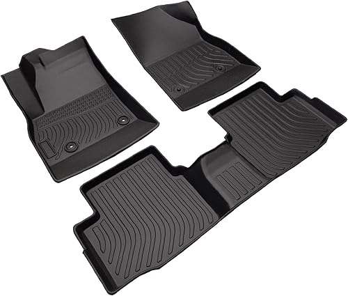 Miniatura 7 de YODANCELEAPS All-Weather TPE Rubber Floor Mats Compatible with Chevrolet Cruze 2016-2019(No Fit 2016 Cruze Limited), Custom Fit Full Car Carpet