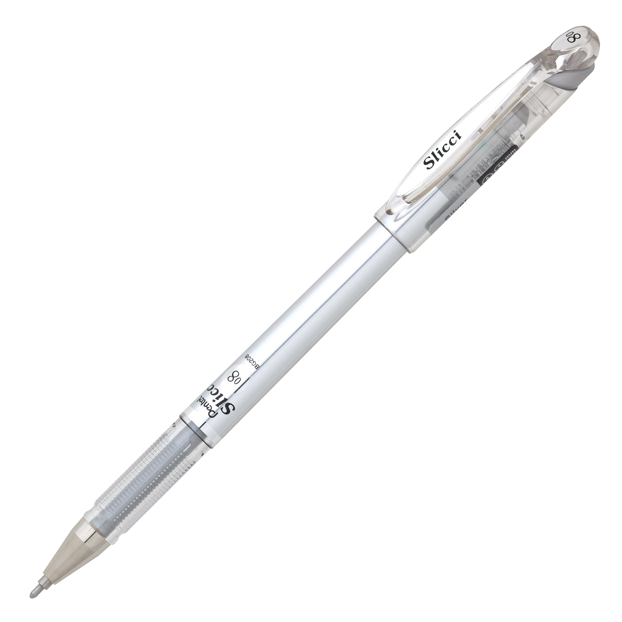Pentel BG208-Z Cappuccio Argento penna gel