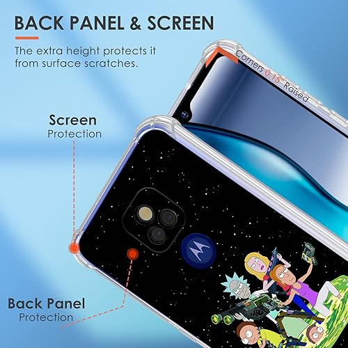 Miniatura 6 de Oqplog Rk Family - Funda de TPU para Motorola Moto G Play 2021, diseño de dibujos animados con personajes femeninos divertidos para niñas y niños,