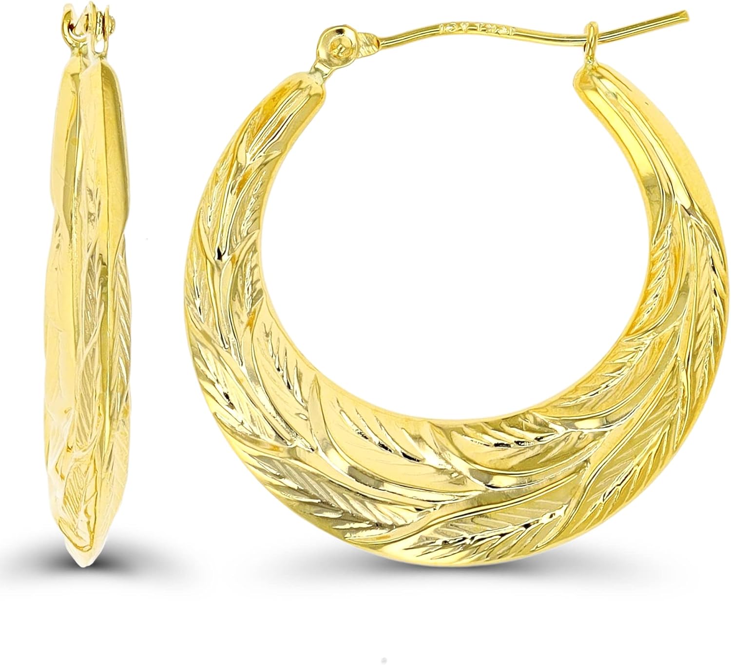 アクセサリーその他 Logo Motif Hoop Earrings FF Logo Designer Inspo Hoop Earrings FF Hoop earring Cubic Z