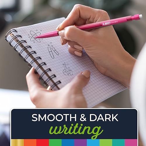 Miniatura 5 de BIC Color Cues - Juego de lápices mecánicos, paquete de 60 unidades, negro, divertidos lápices de colores para la escuela, perfecto para suministros