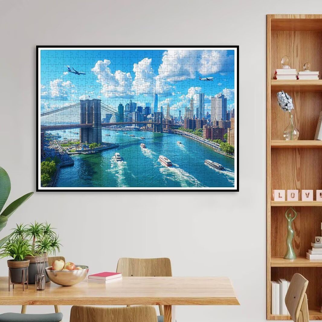 Puzzle New York, Puzzle 1500 Pezzi Arte per Adulti, Regalo Uomo/Donna -4579