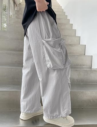 Boys Quick Dry Baggy Cargo Pants 3D Pockets Outdoor 5-12 Years