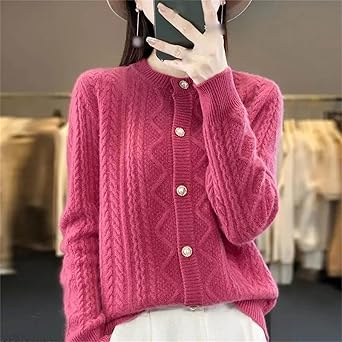 ジャケット・アウター PERVERZE brushed jacquard knit cardigan Future Present - PERVERZE | Brushed Jacquard Knit Cardigan