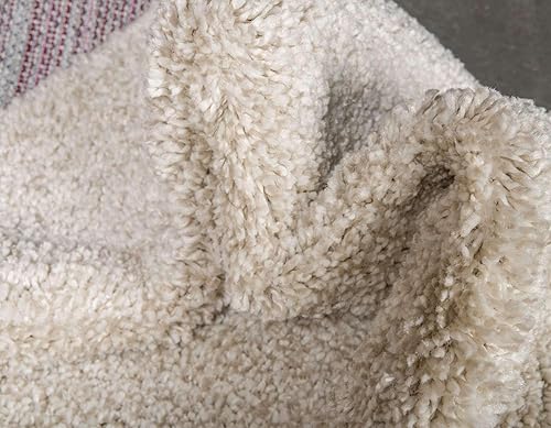 Miniatura 7 de Unique Loom Colección Solo - Alfombra de área Calabasas (2 pies 2 pulgadas x 13 pies, pasillo, color marfil)