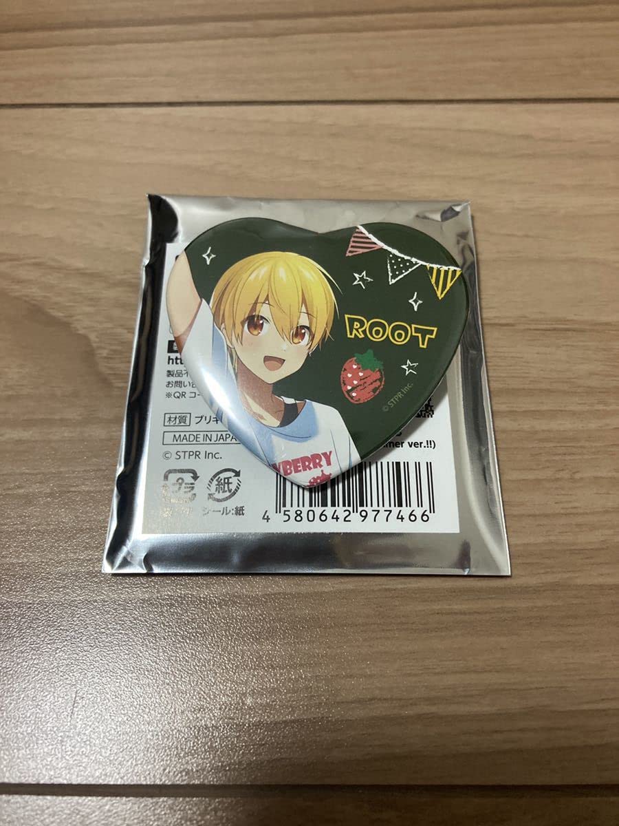 Amazon.co.jp: すとぷり 苺文化祭 限定 るぅとくん ハート缶バッジ 