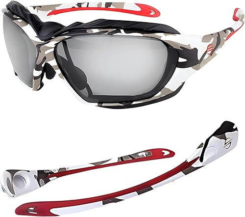 Platinum Sun Gafas de sol deportivas polarizadas flotantes convertibles para hombres y mujeres  Gafas de sol acolchadas con correa y UV400