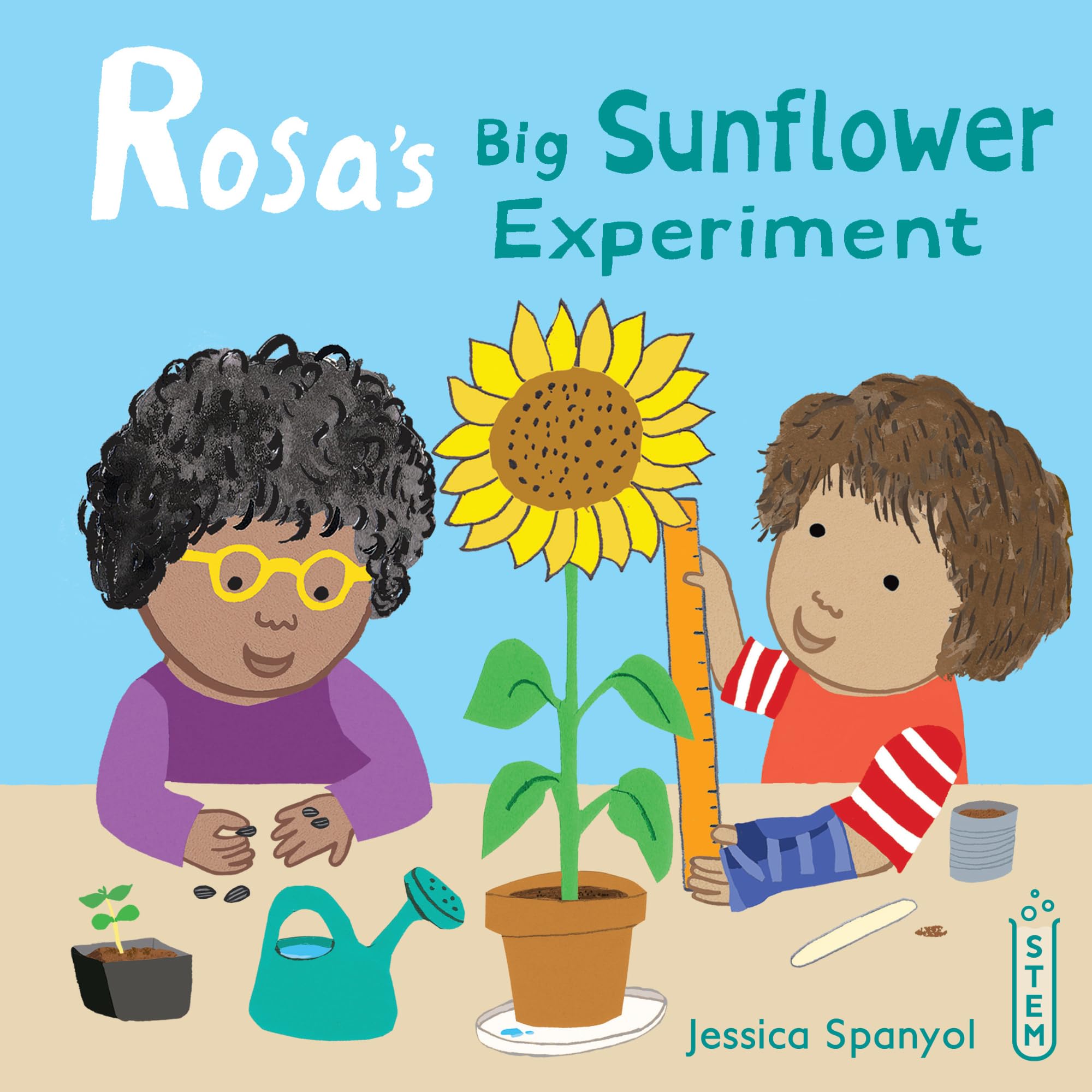 Rosa's Big Sunflower Experiment: 4 (Rosa's Workshop, 4) Hardcover – Picture Book, 8 May 2020