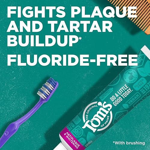 Miniatura 3 de Pasta dental sin fluoruro de blanqueamiento y antiplacas de Toms of Maine