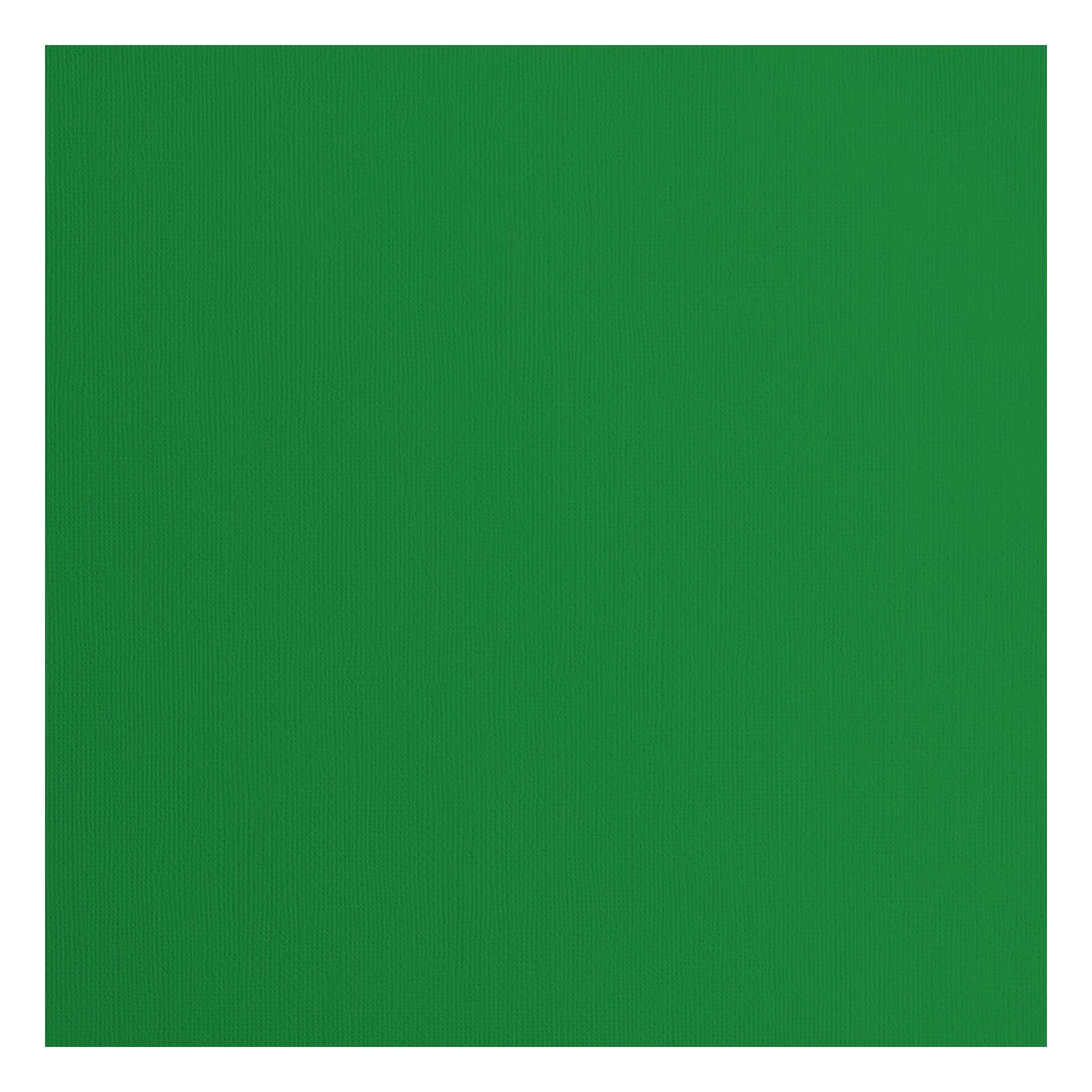 Florence Cardstock Textured, Coloured Card Making Supplies 12 x 12 inch, Green, 20 Sheets
