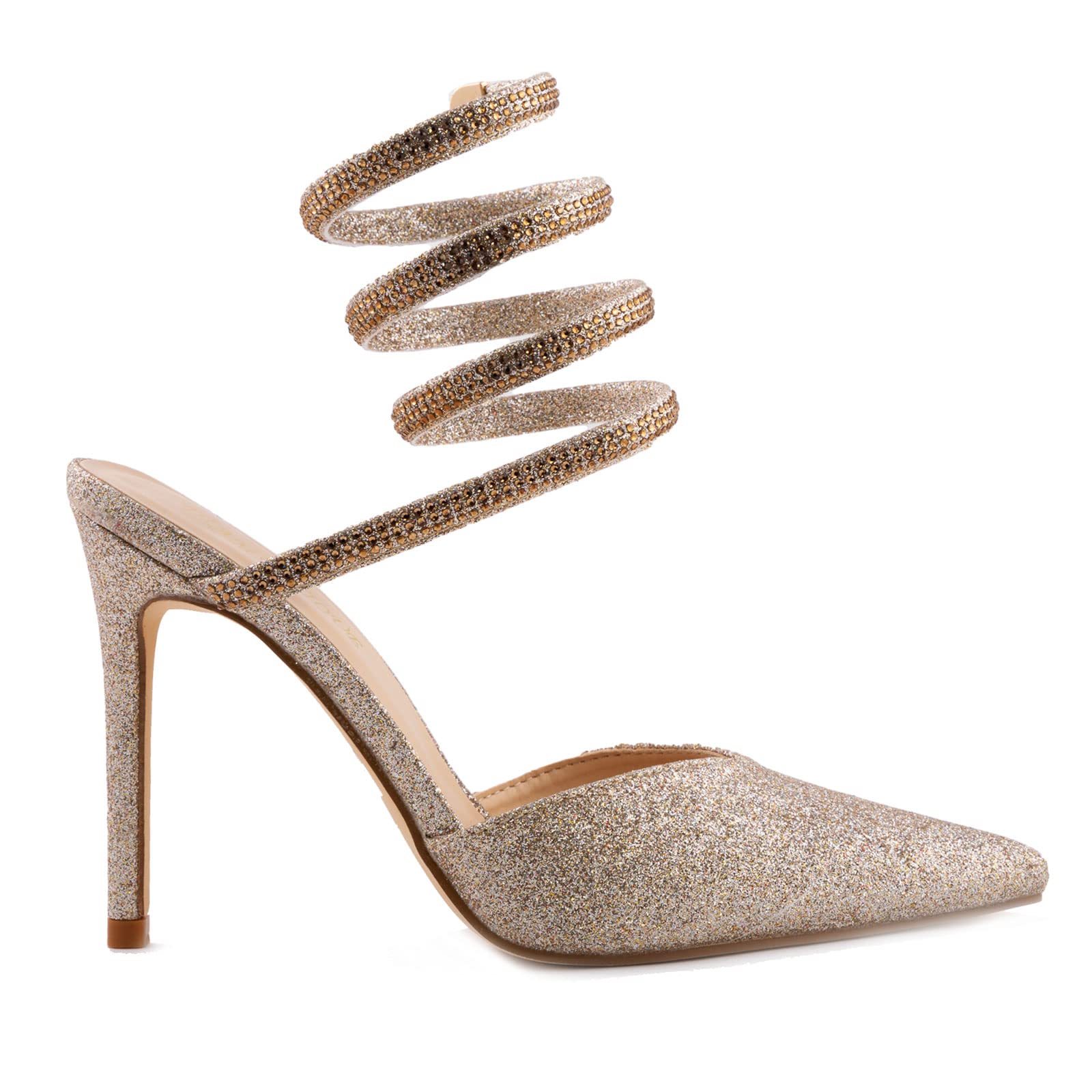Toocool Scarpe Donna Sabot Sandali decoltè Glitter Molla Eleganti X8291