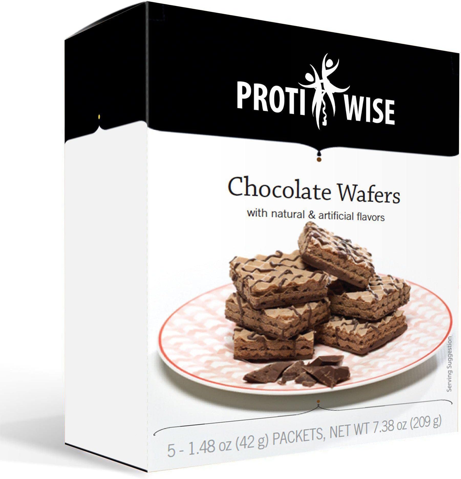 Proti Nutrition Wafers 15 grams of protein. Delicious and Healthy Chocolate Snack. by Proti Nutrition Wafers
