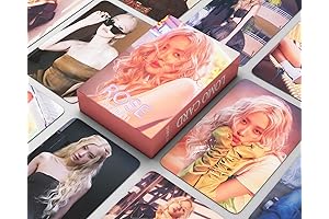 Rose Photocards Set 55Pcs Rose Lomo Cards Black Pink Kpop Merchandise Gift...