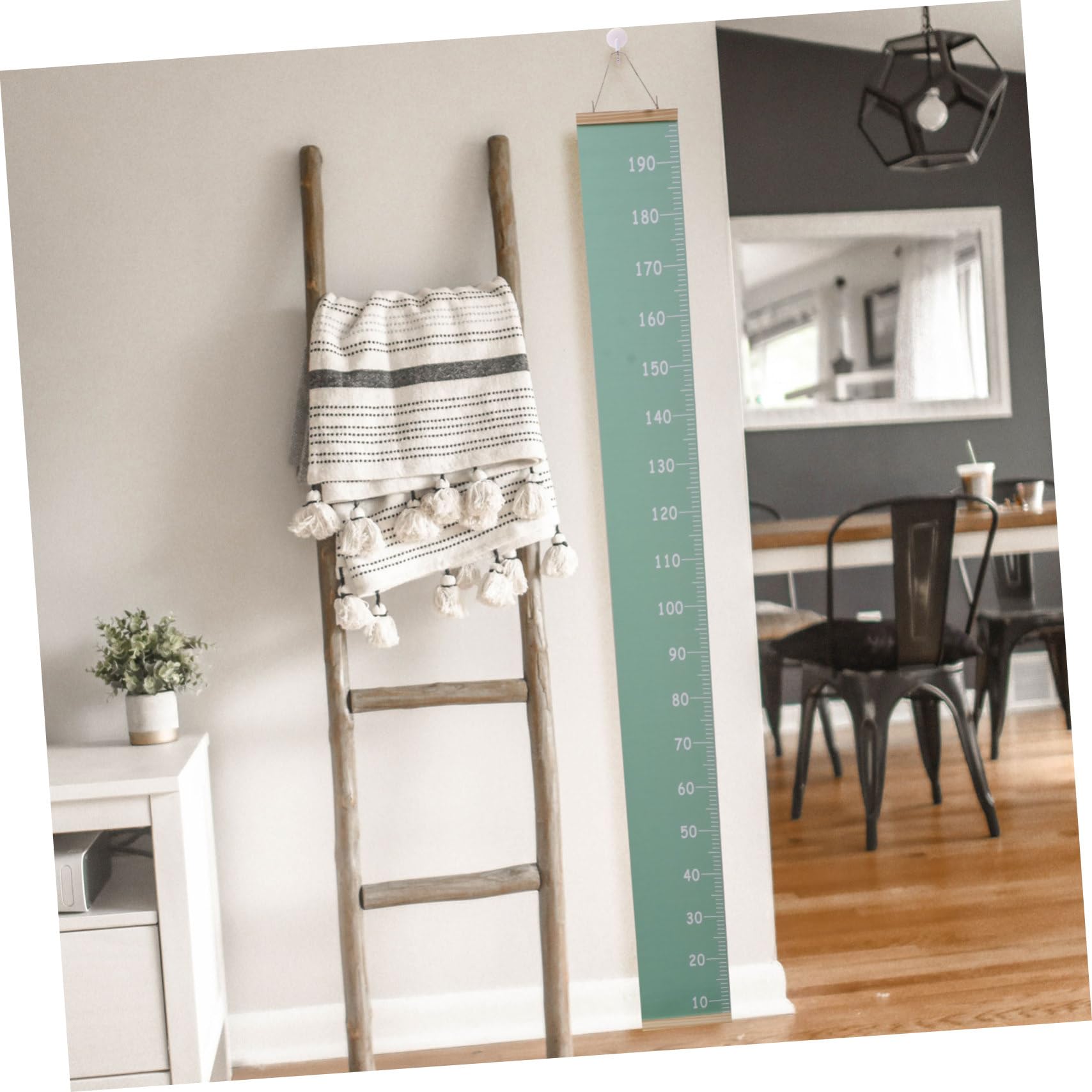 TOYANDONA 4 Piezas regla de altura para niños tabla de altura para niños gráfico de crecimiento del bebé muro decoración gráfico de altura colgante Medida para colgar en la pared desmontable