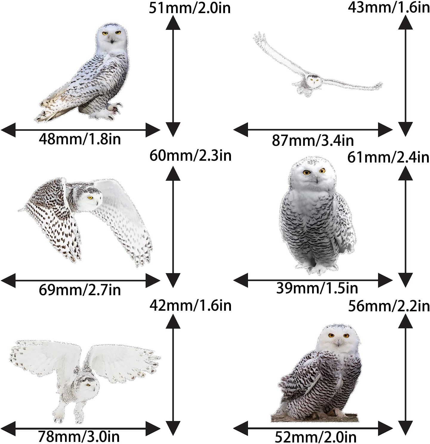 owl Cupcake Toppers set Picks Forest animals Theme child Boy girl Baby Shower Party Decorations - Set of 18 - Image 2