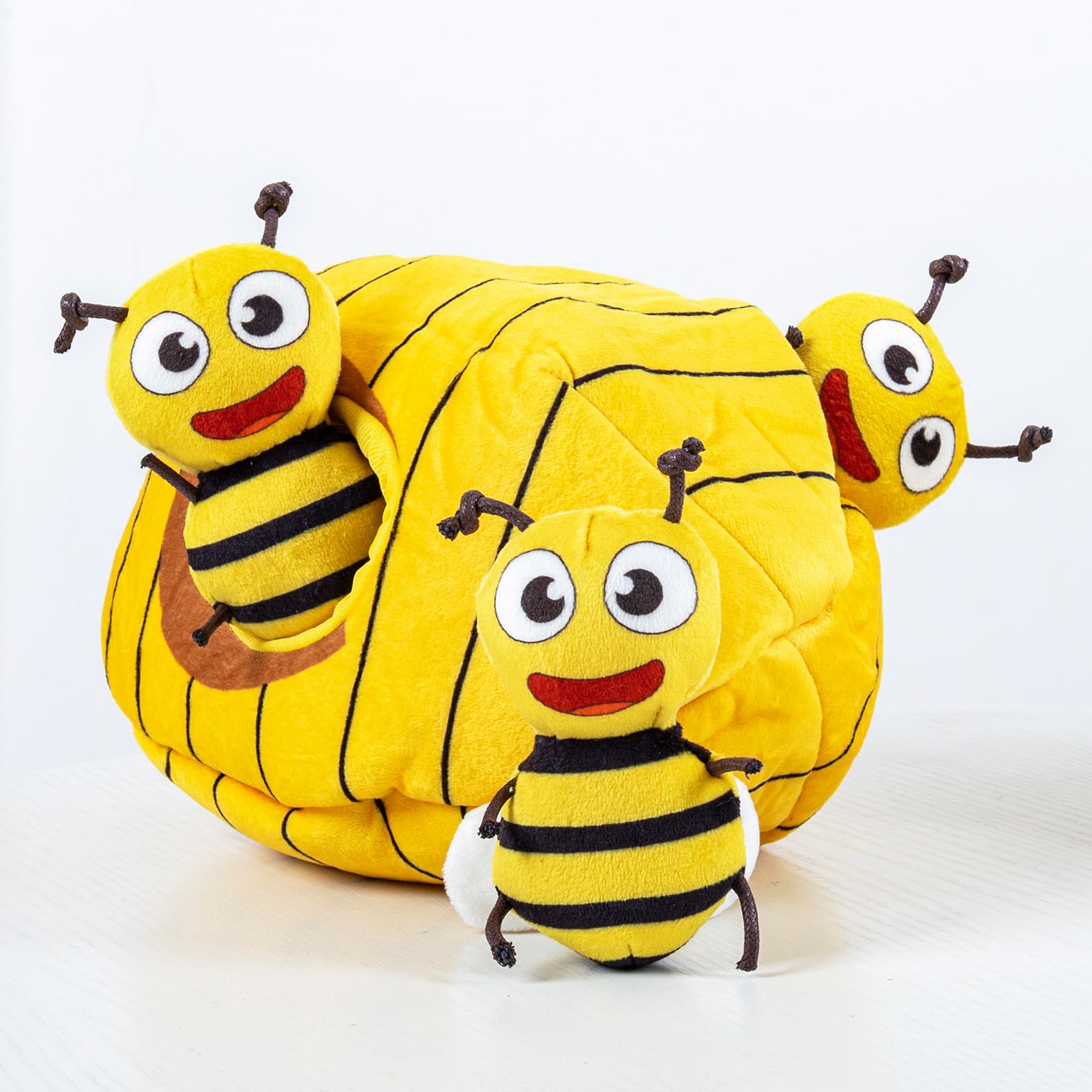 Hollypet Juguetes chirriantes para Perros pequeños y medianos, Abejas