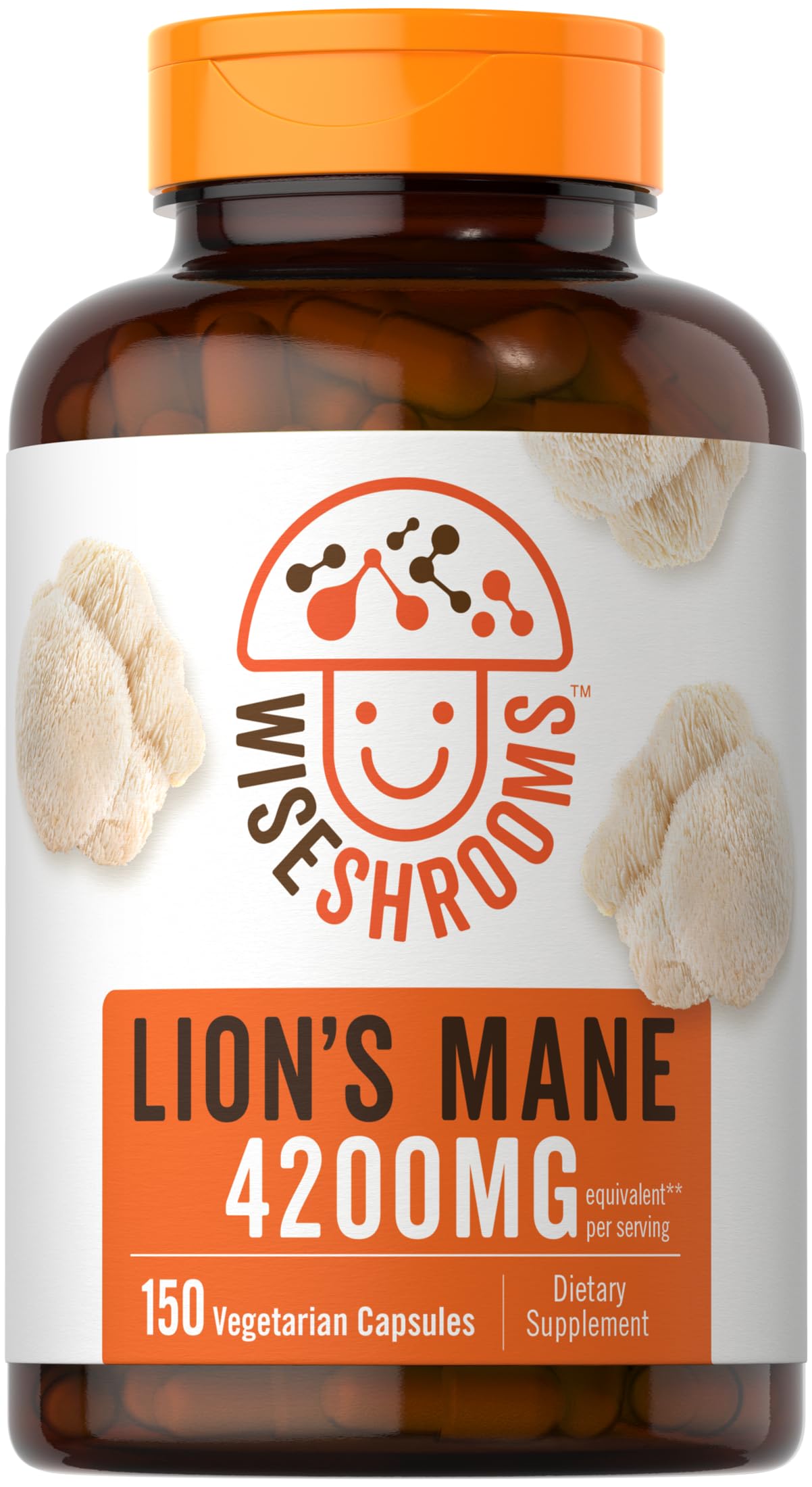 Carlyle Lions Mane Mushroom Supplement | 150 Capsules