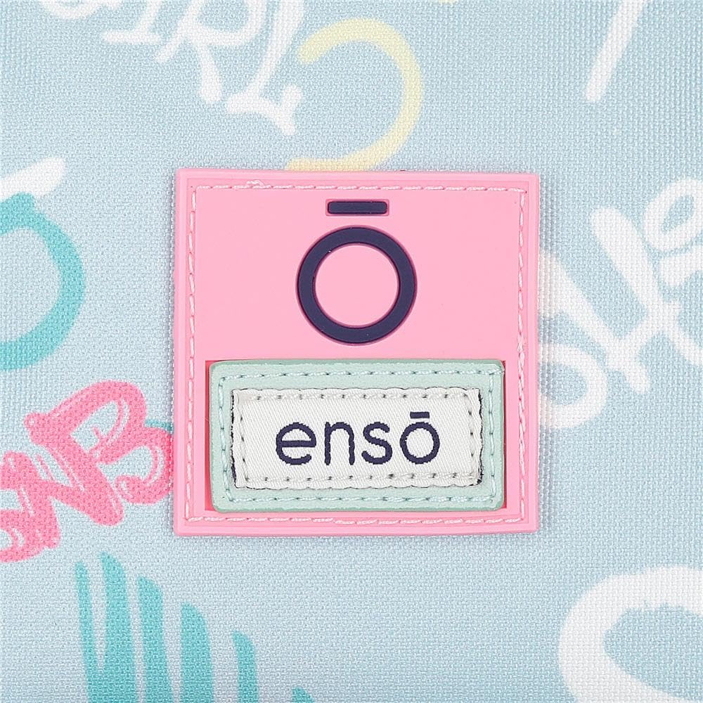 Enso Little Urban Queen Mochila Escolar Mochila Infantil Fabricada en Poliéster, Tirantes Anchos y Ajustables Que se adaptan, Bolsillo Frontal.