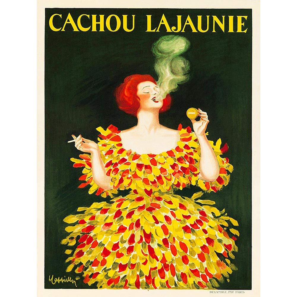 Wee Blue Coo Advert Food Cachou Lajaunie Liquorice Sweet Candy France Art Print Poster Wall Decor 12X16 Inch
