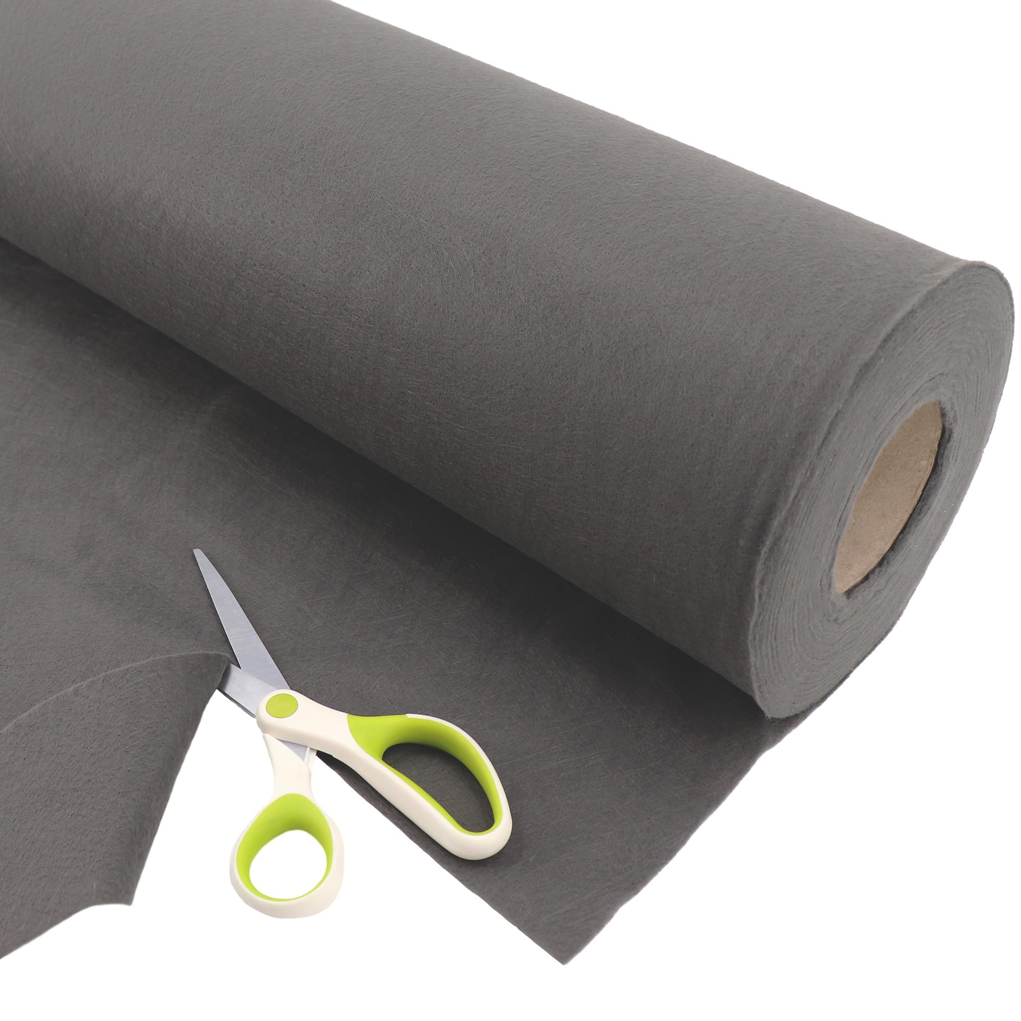AQUAGART Tessuto non tessuto geotessile da giardino, 120 g/m² o 150 g/m², grigio/bianco, tessuto filtrante, tessuto non tessuto separatore e tessuto protettivo per giardino, ghiaia, pavimentazione