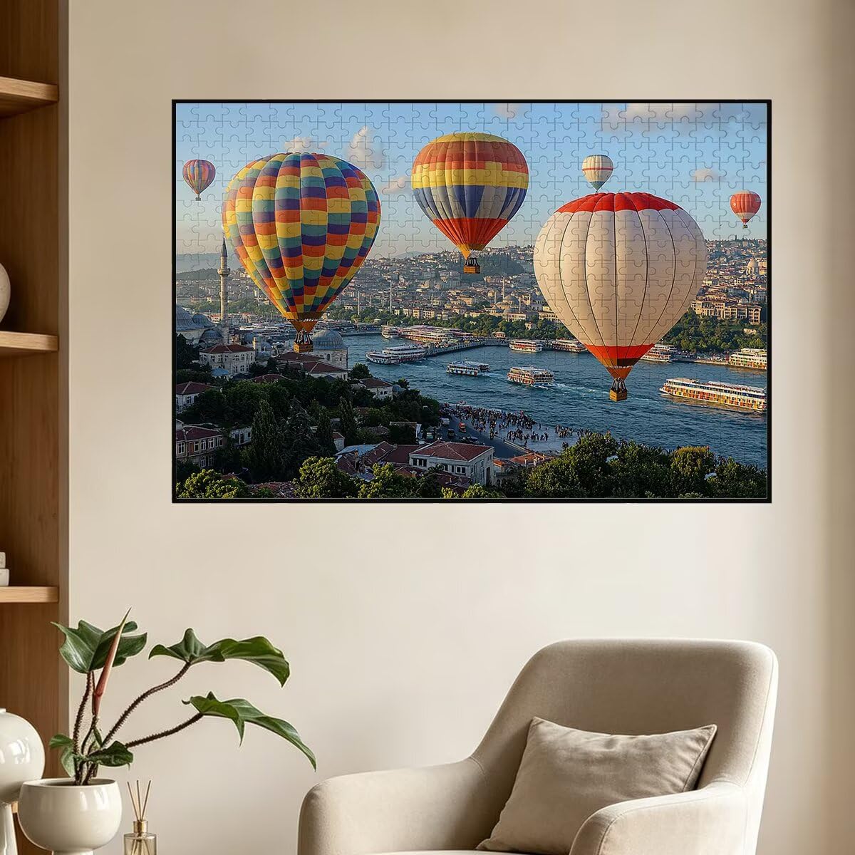 Puzzle 1500 sztuk, Puzzle Krajobraz, Drewniane Puzzle 87x57cm -1500