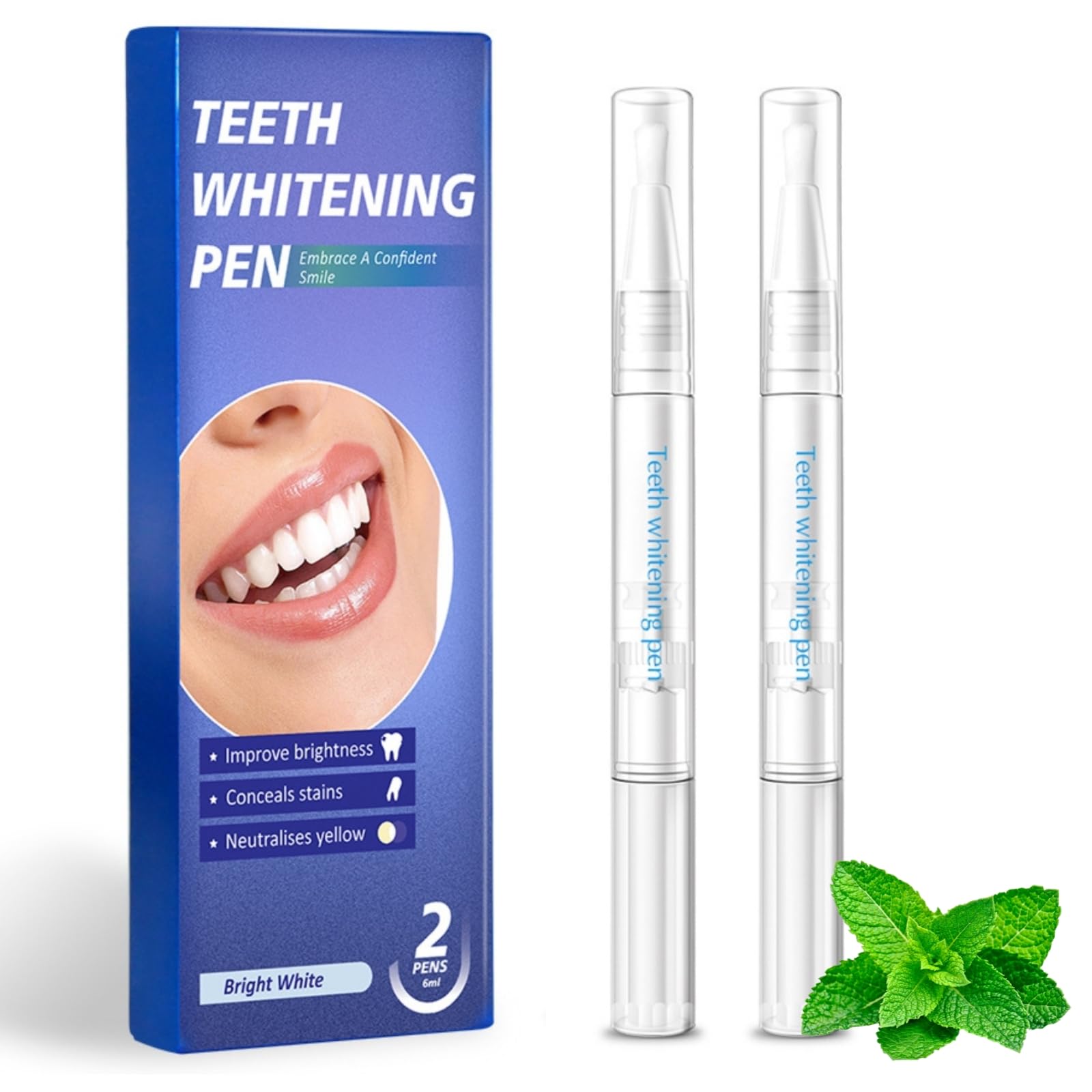Teeth Whitening Pen Teeth Whitener Kit Tooth Whitening Pen Gel Effective for Professionally Stain Removal Painless Low Sensitivity