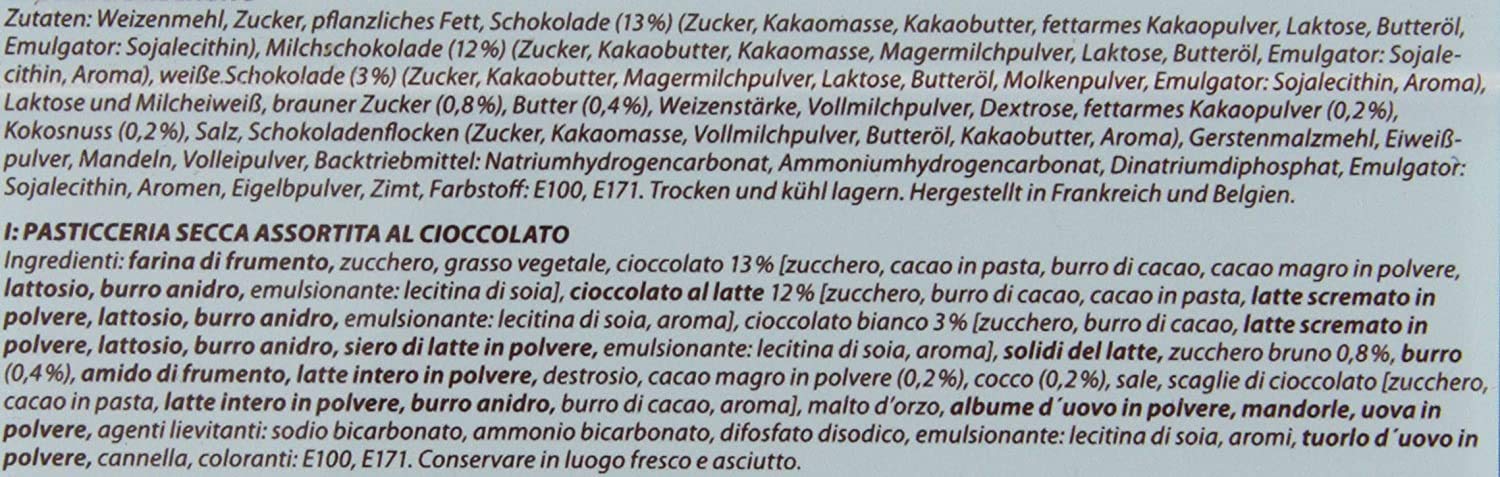 Delacre 5xEdición especial de Navidad, mezcla de galletas Tea Time Pack (5x1000g lata metálica)