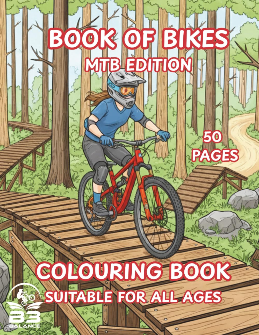 Book of Bikes - MTB Edition: A Creative MTB Colouring & Activity Book for All Ages. Part of the Interactive 'Book of Bikes' Series.