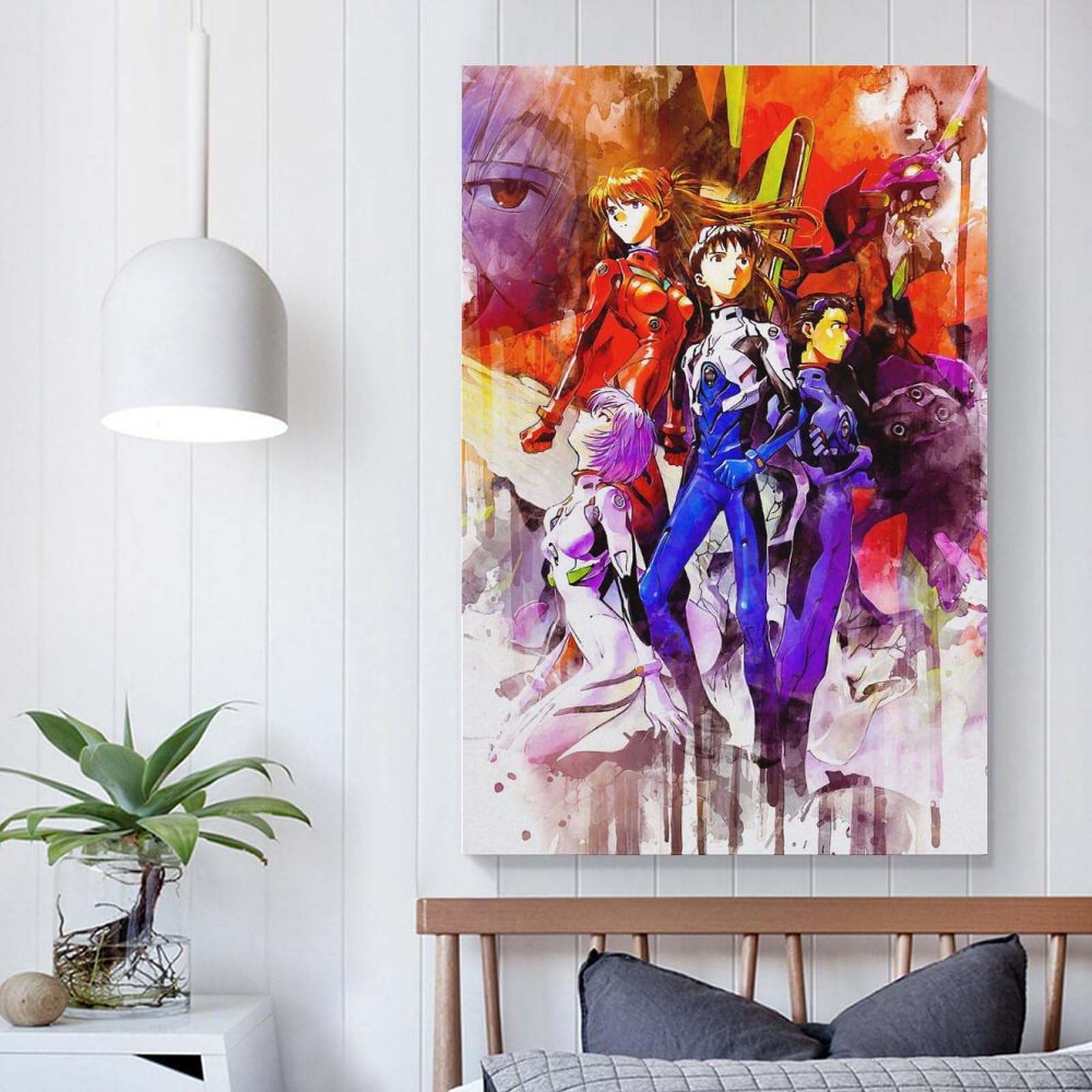 Amazon.co.jp: アニメポスター 新世紀エヴァンゲリオン キャンバス  