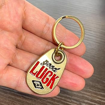 Amazon.co.jp: [Dea Bona] キーホルダー キーリング 真鍮 グッド